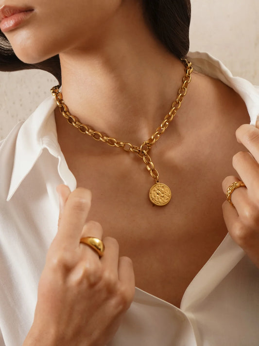 Collar Neckmess Powerfull Gold