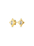 Aros Elena Tiny Divine Gold en tono dorado ONE