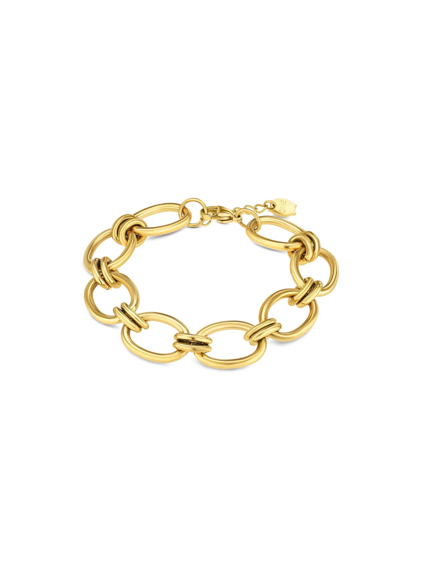 Pulsera Connection dorada de ONE