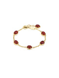Pulsera Salina Oval Warm Red