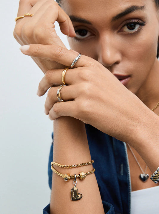 Pulsera Energy Master Twisted Gold