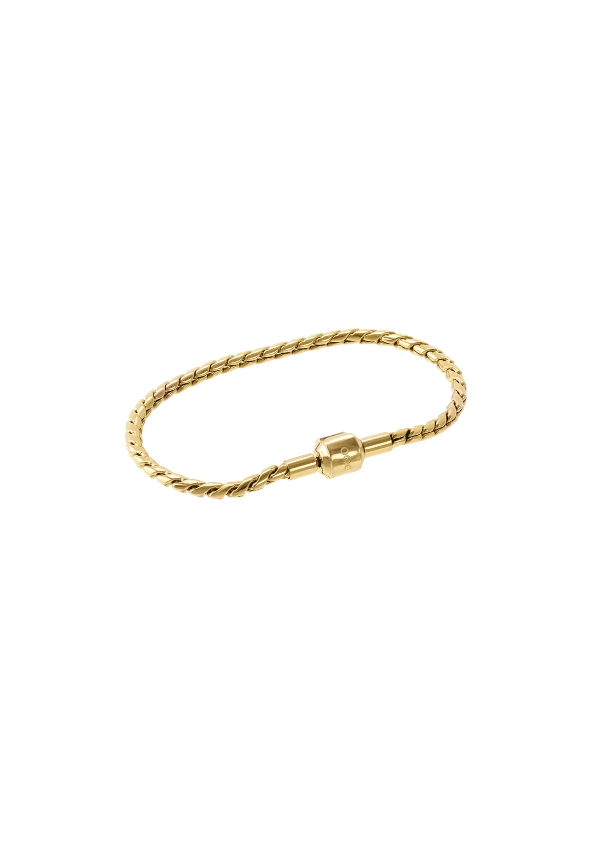 Pulsera Energy Master Twisted Gold