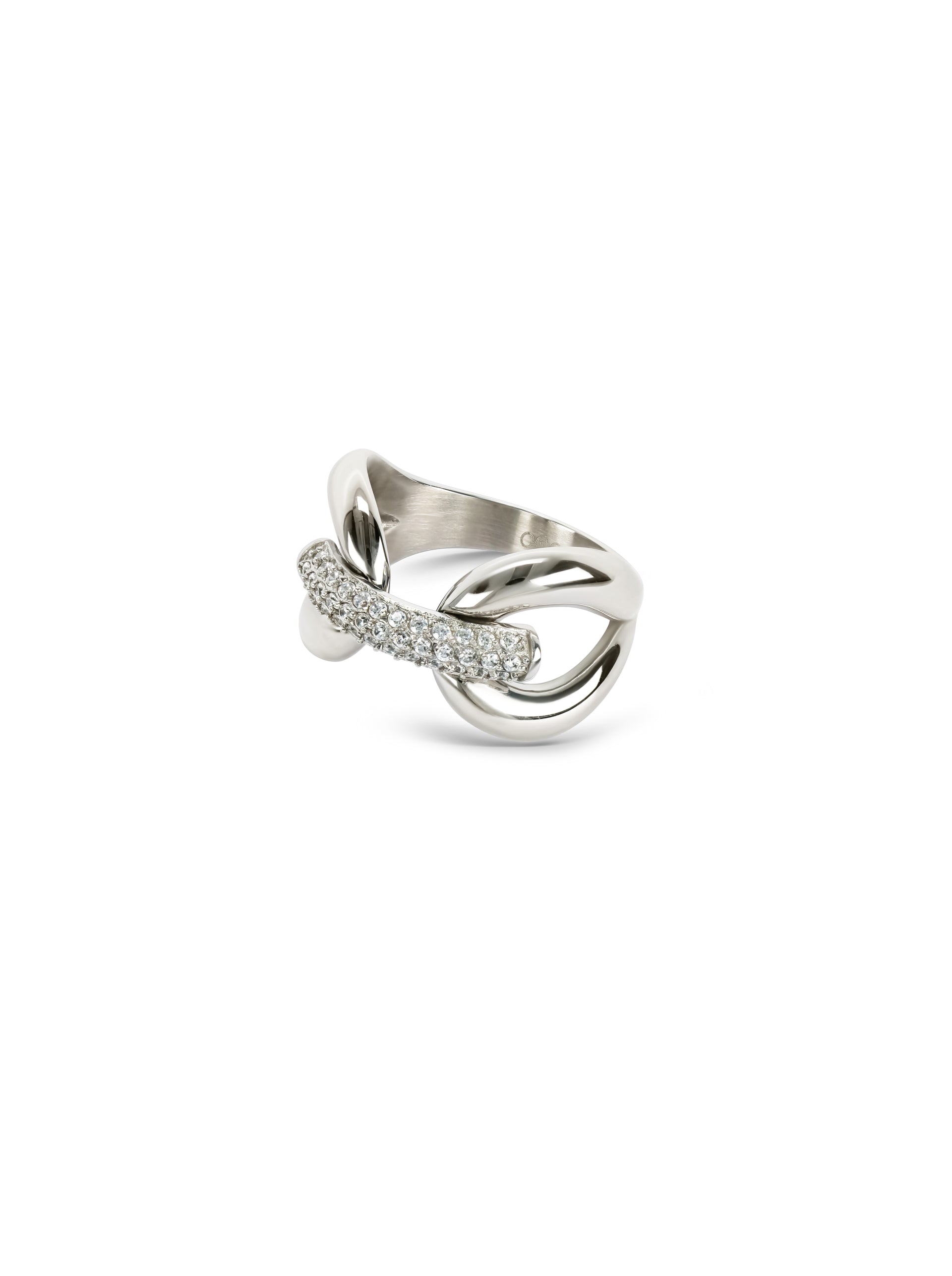 Anillo Bold 01 plateado talla 8 de ONE