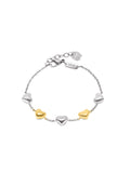 Pulsera Crazy Heart Embrace Bicolor