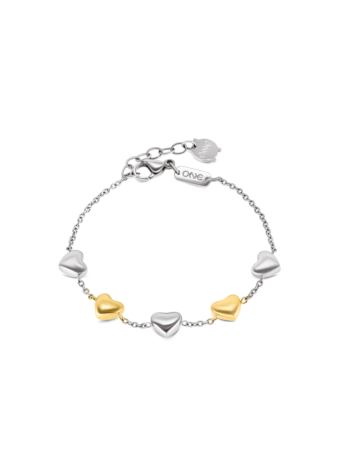 Pulsera Crazy Heart Embrace Bicolor