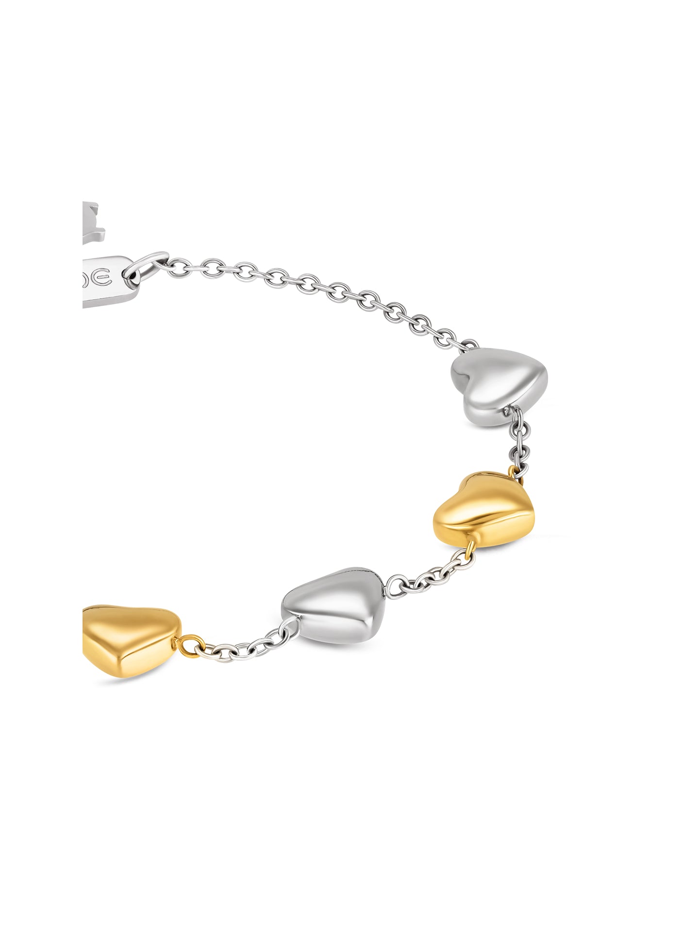 Pulsera Crazy Heart Embrace Bicolor