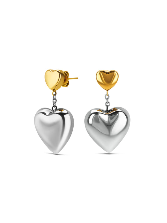 Aros Crazy Heart Bicolor