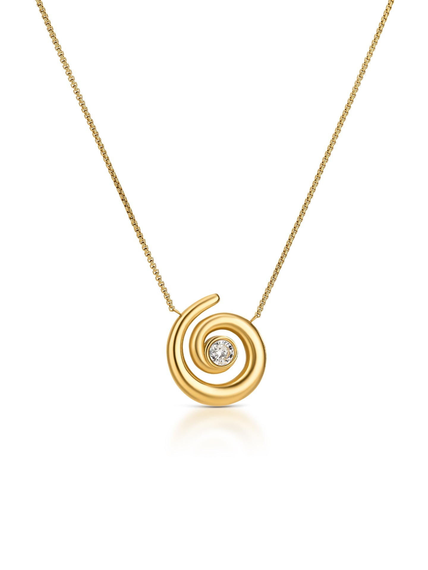 Collar Chess Spiral Gold de ONE