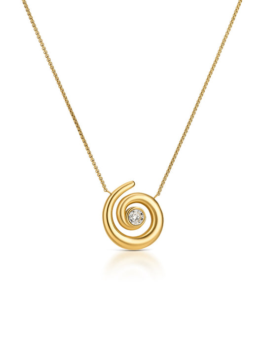 Collar Chess Spiral Gold de ONE