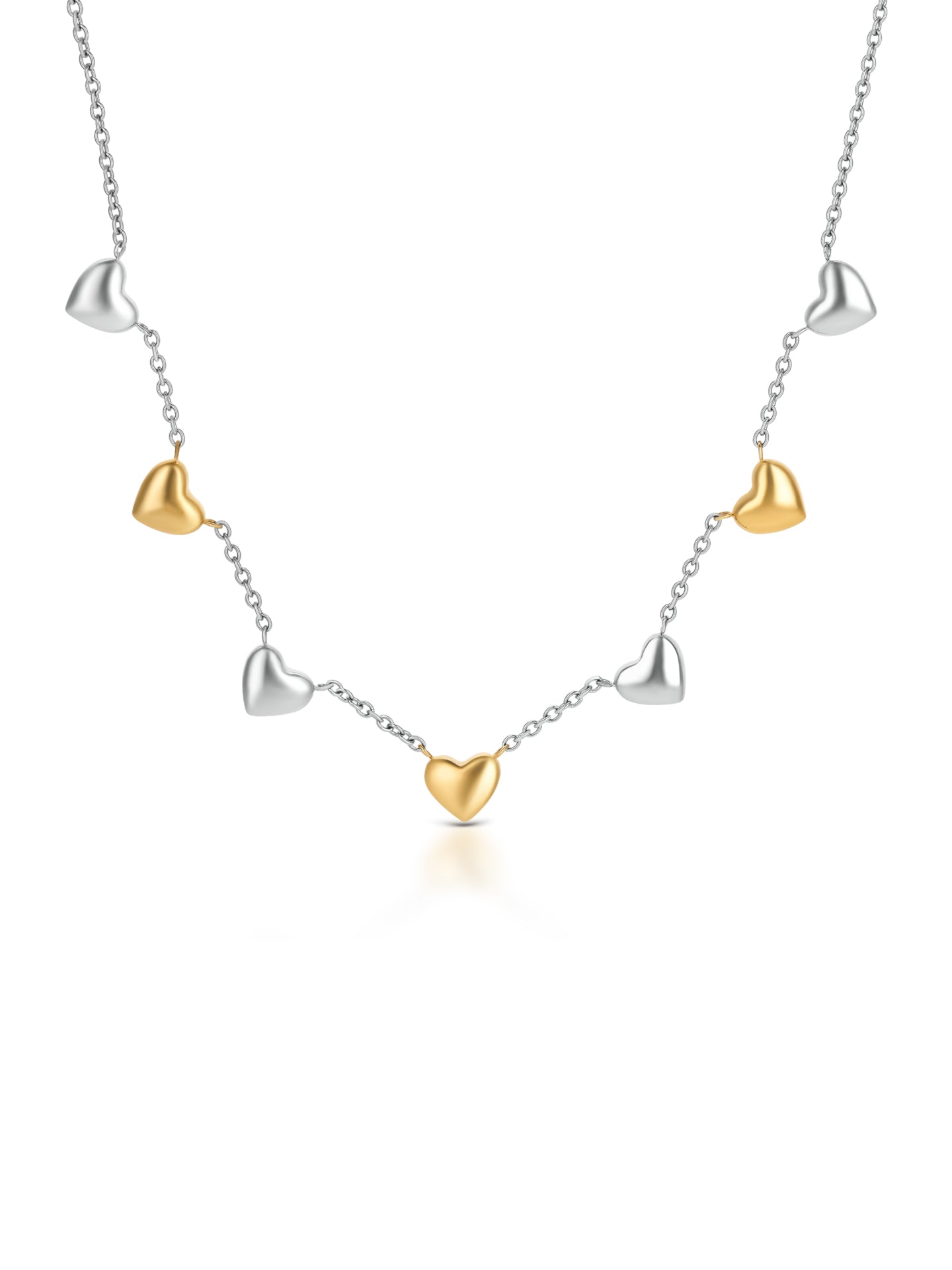 Collar Crazy Heart Embrace Bicolor