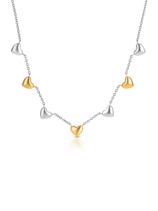 Collar Crazy Heart Embrace Bicolor