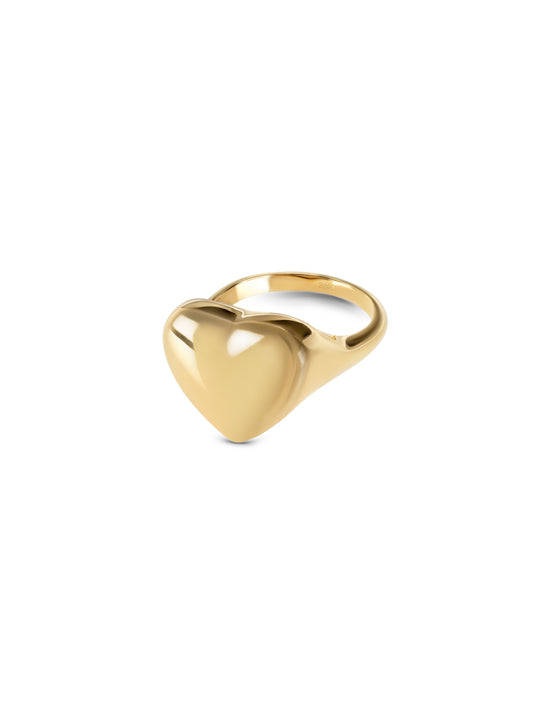 Anillo Crazy Heart Gold