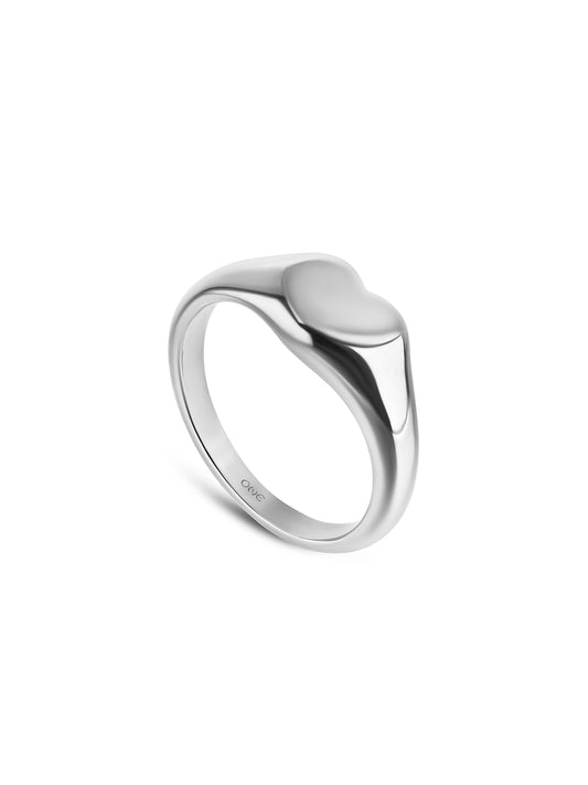 Anillo Crazy Heart Silver