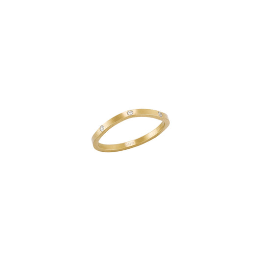 Anillo Cosmos dorado talla 6 de ONE