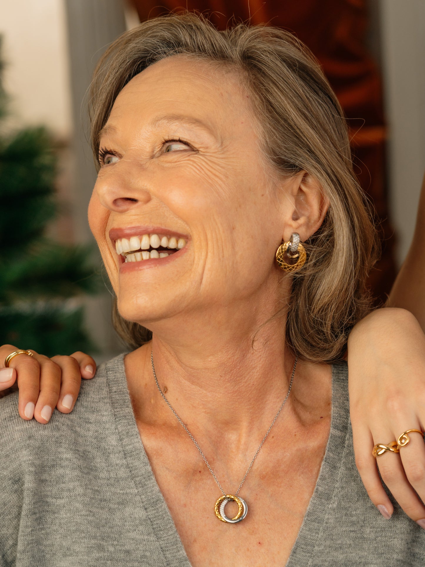 Collar Delightful Circle Bicolor