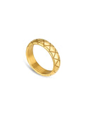 Anillo Delightful Medium Gold talla 8 en tono dorado ONE