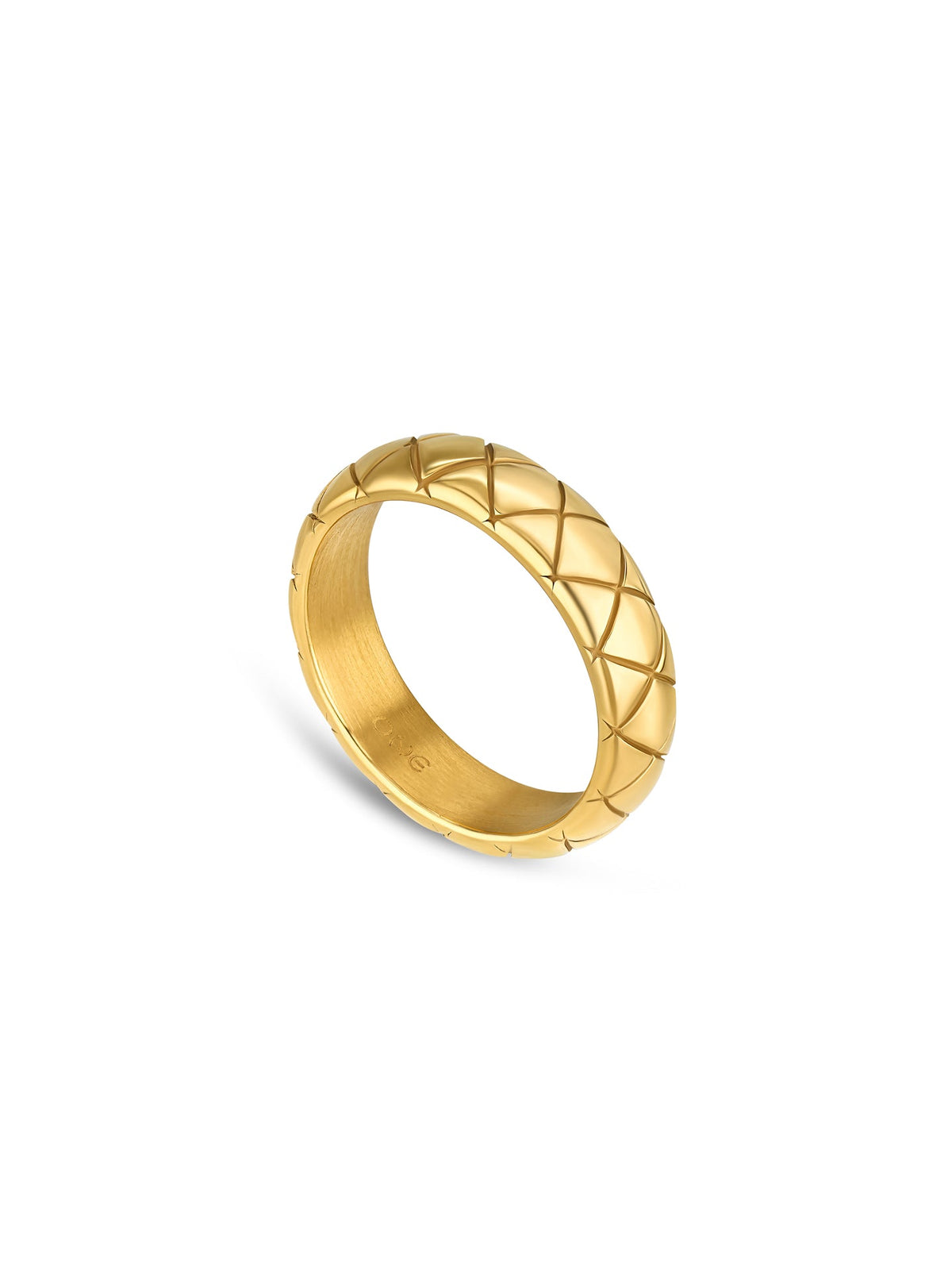 Anillo Delightful Medium Gold talla 8 en tono dorado ONE