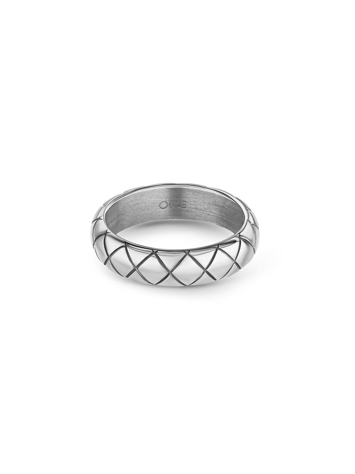 Anillo Delightful Medium Silver talla 7 en tono plateado ONE
