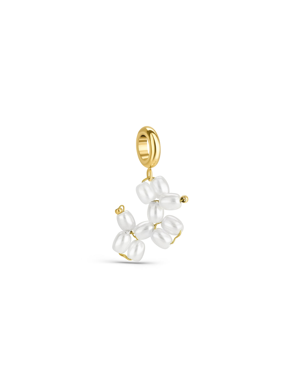 Charm  Energy Pearl Dog Gold