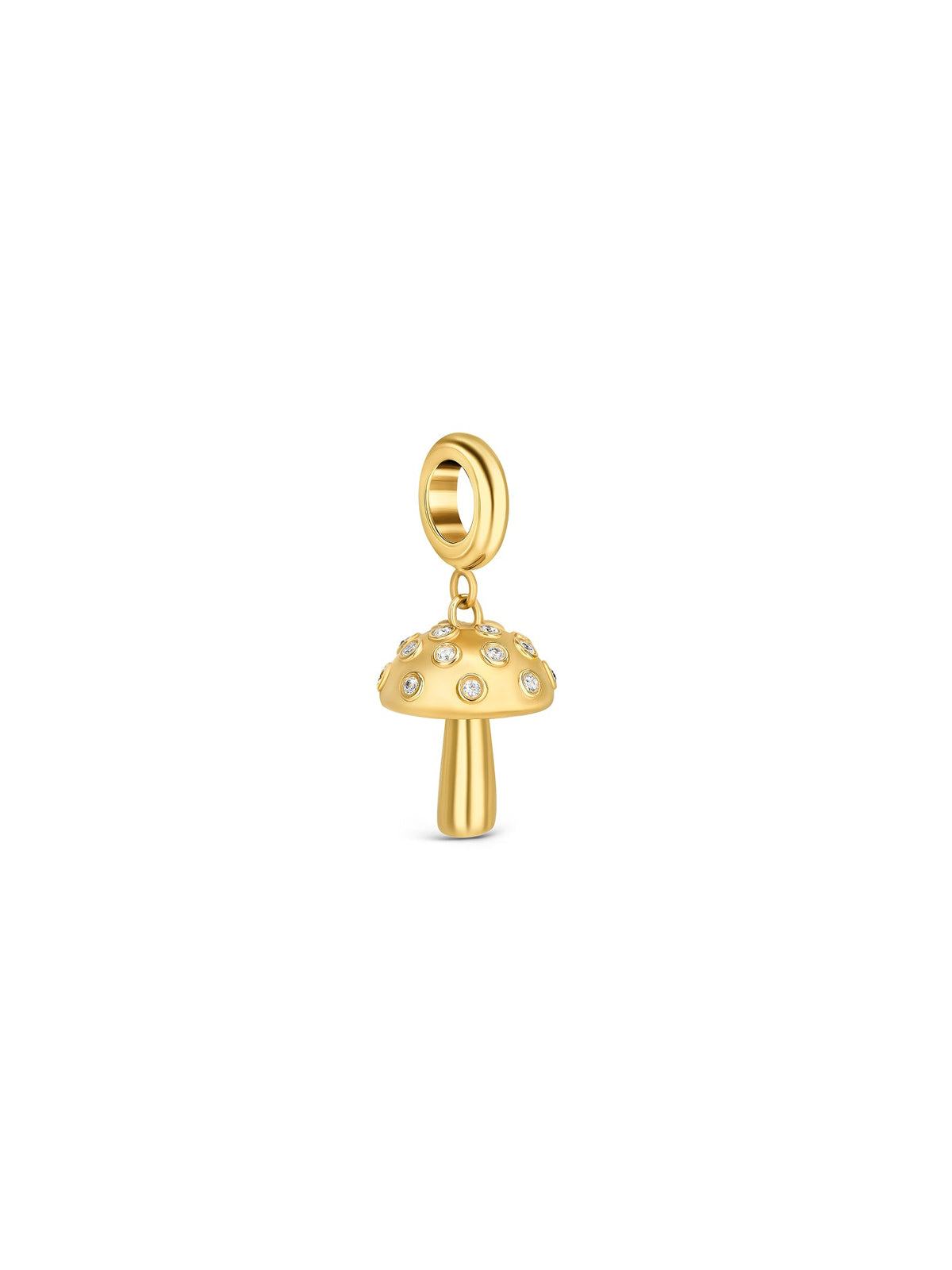 Charm Energy Mushroom Gold en forma de hongo dorado ONE