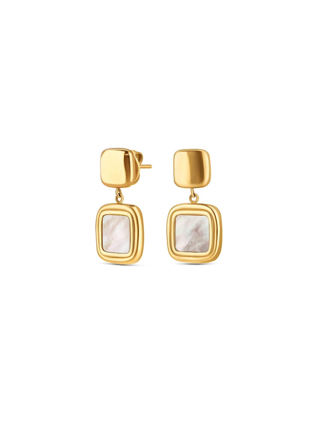 Aros Flirt Moon dorados de ONE