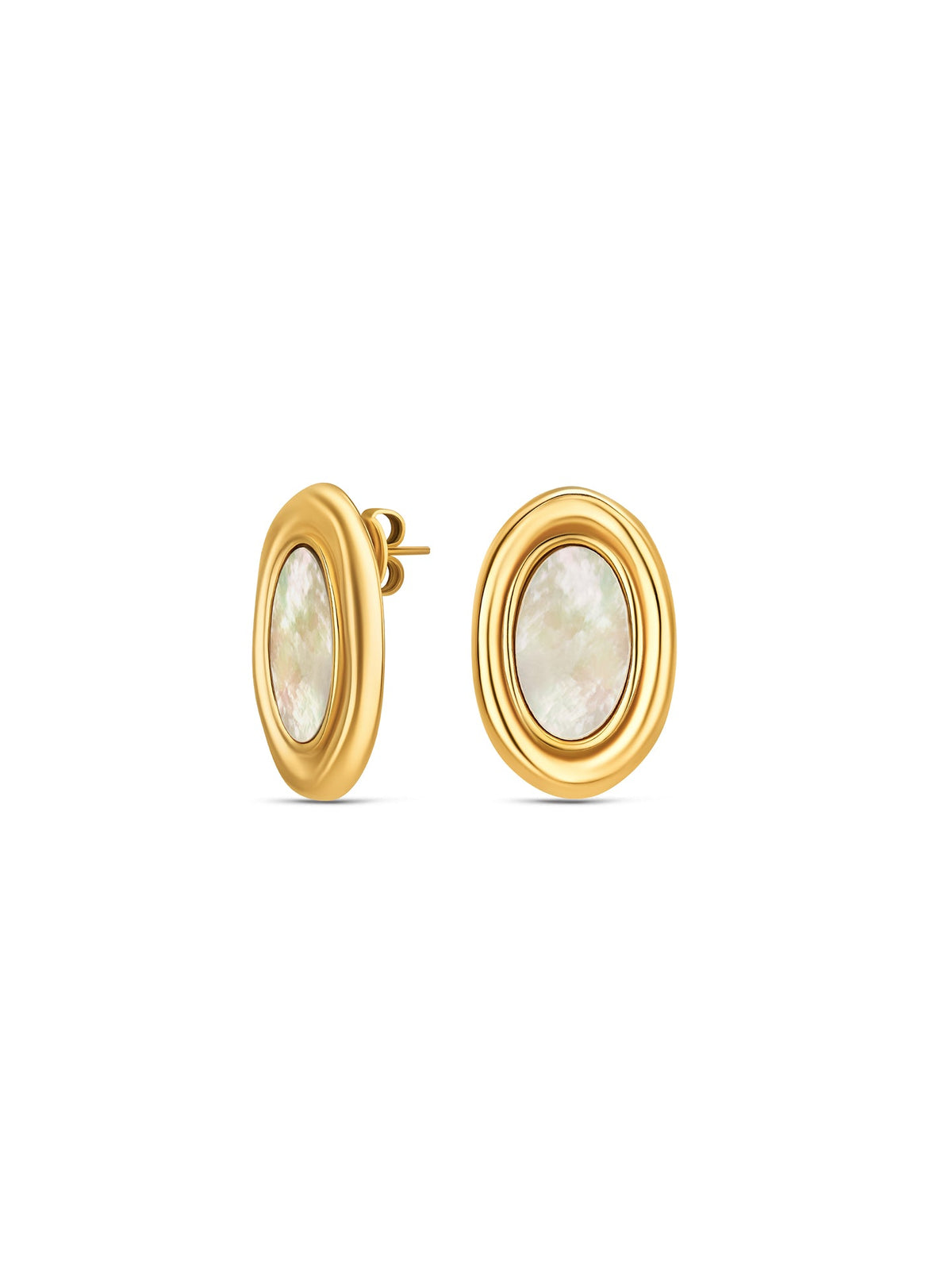 Aros Flirt Oval Moon Gold de ONE