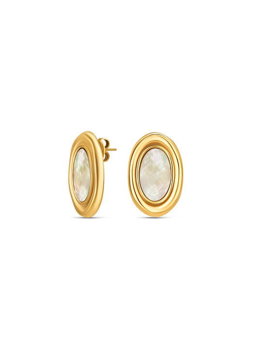 Aros Flirt Oval Moon Gold de ONE