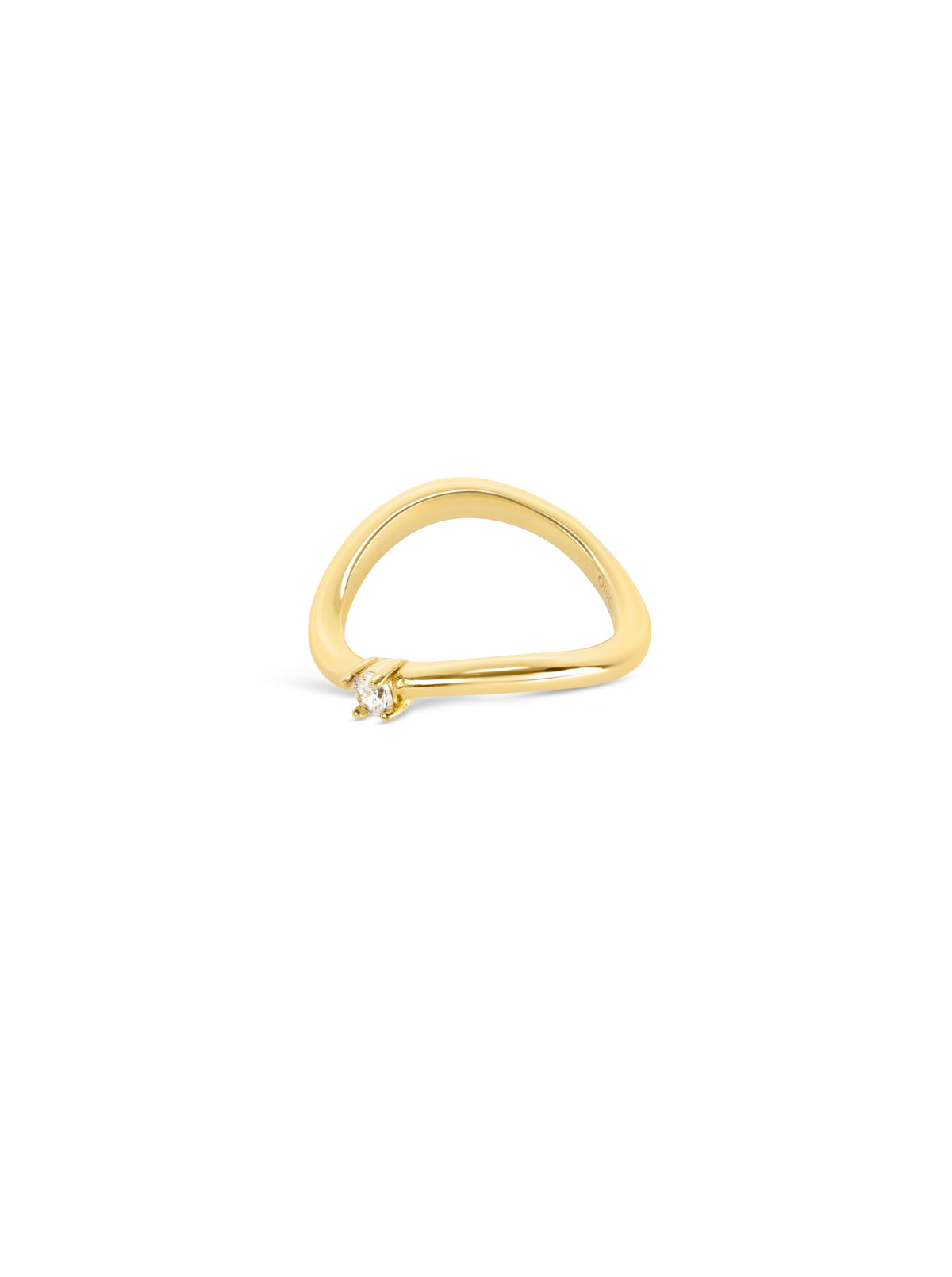 Anillo Infinity Solitaire Gold