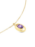 Collar Birthstone Febrero - Sabiduría