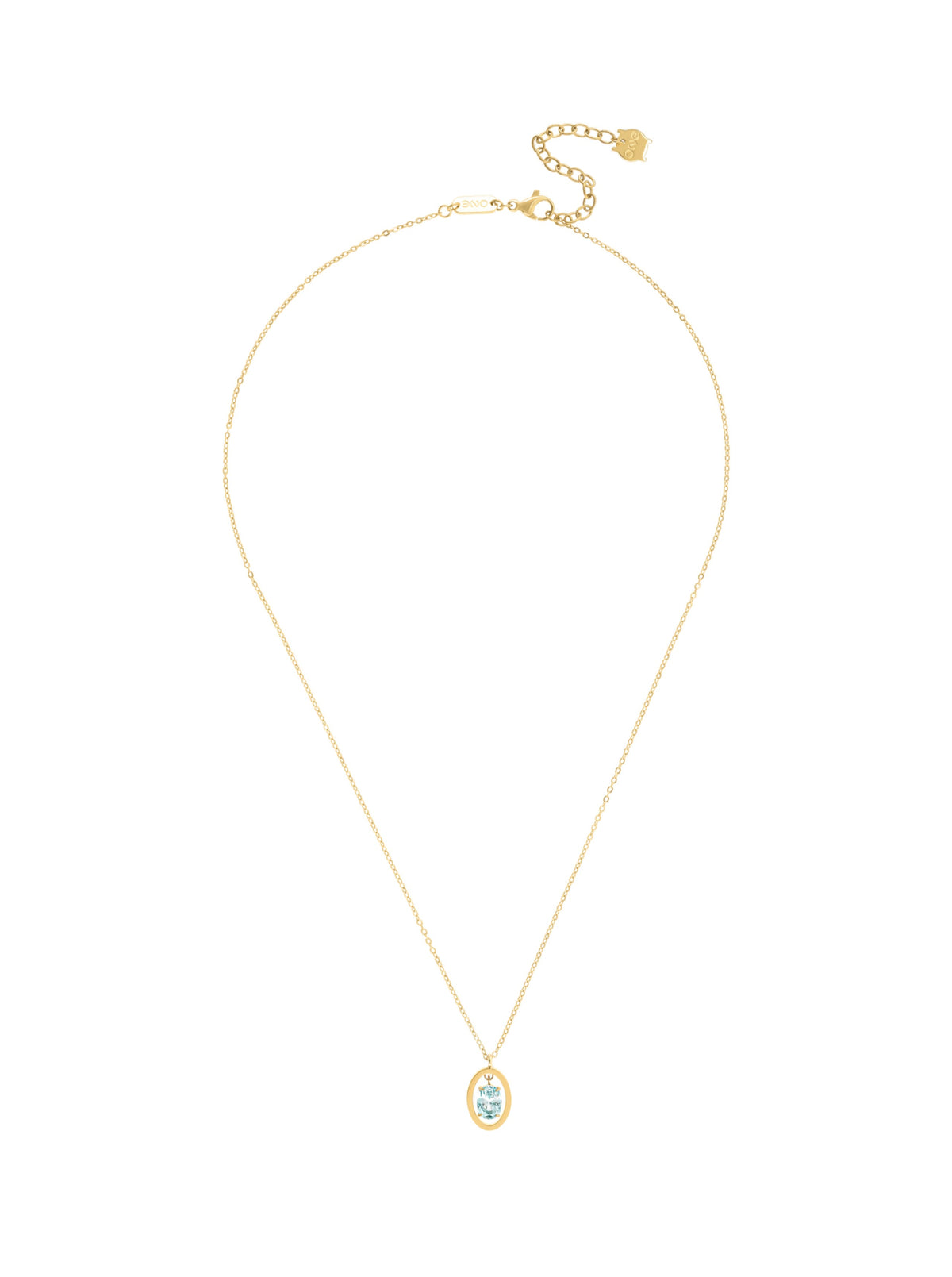 Collar Birthstone Marzo - Serenidad