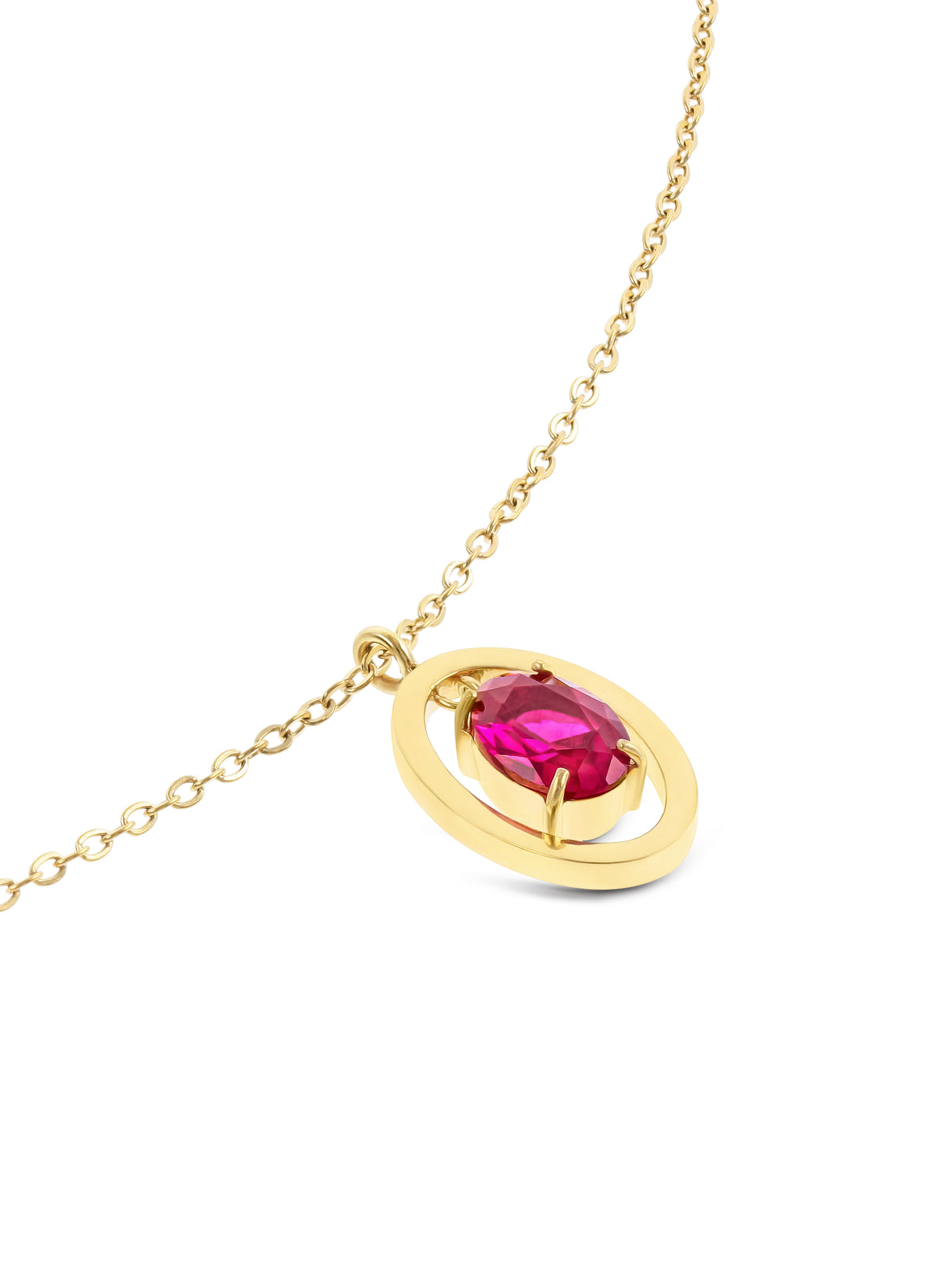 Collar Birthstone Julio - Pasión