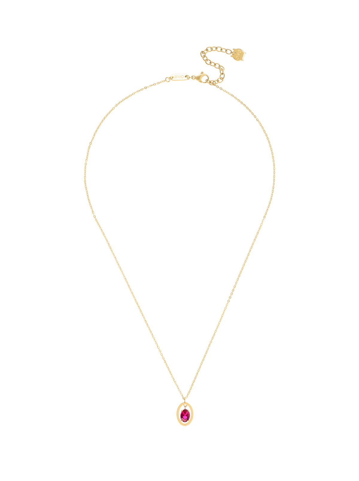 Collar Birthstone Julio - Pasión
