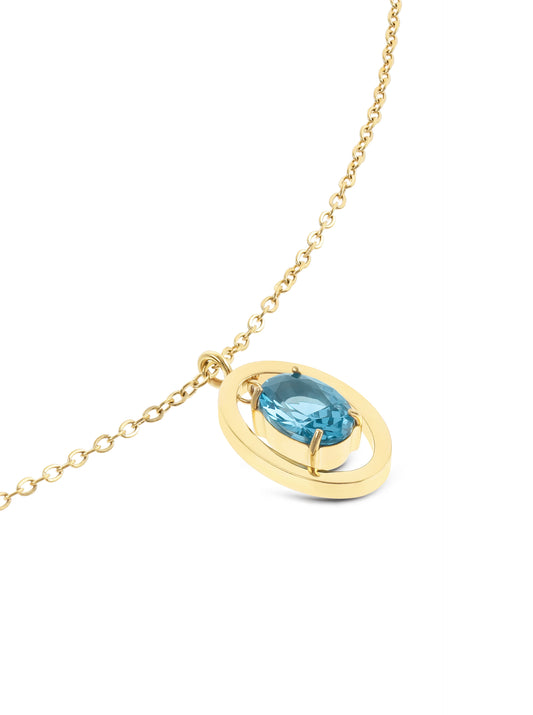 Collar Birthstone Septiembre - Prosperidad