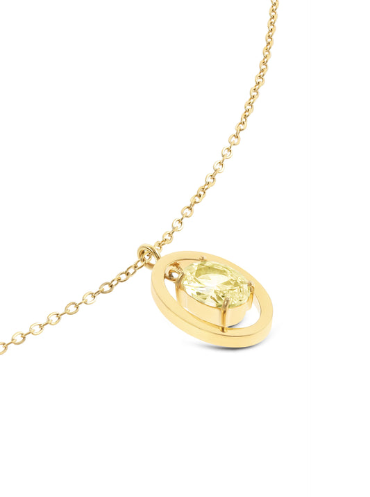 Collar Birthstone Octubre - Salud