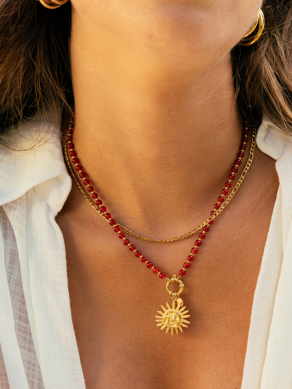 Collar Neckmess Carmela Red