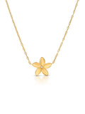 Collar Fleur dorado de ONE