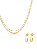 Set Collar y Aros Golden Treasures