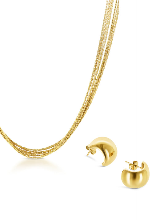 Set Collar & Aros Summer Party