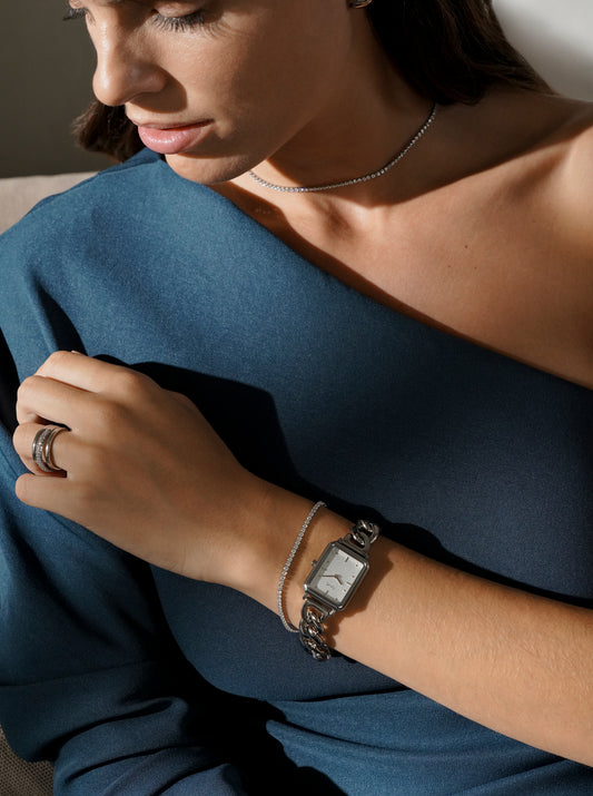 Pulsera Silver Frost Refined