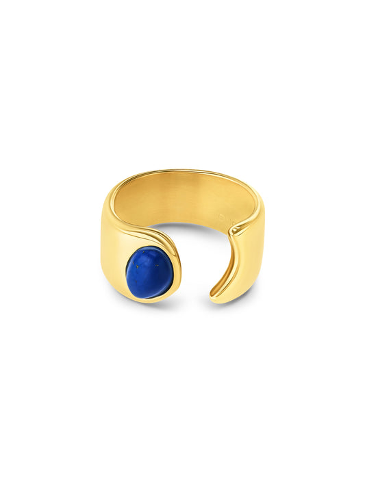 Anillo Element Blue Gold