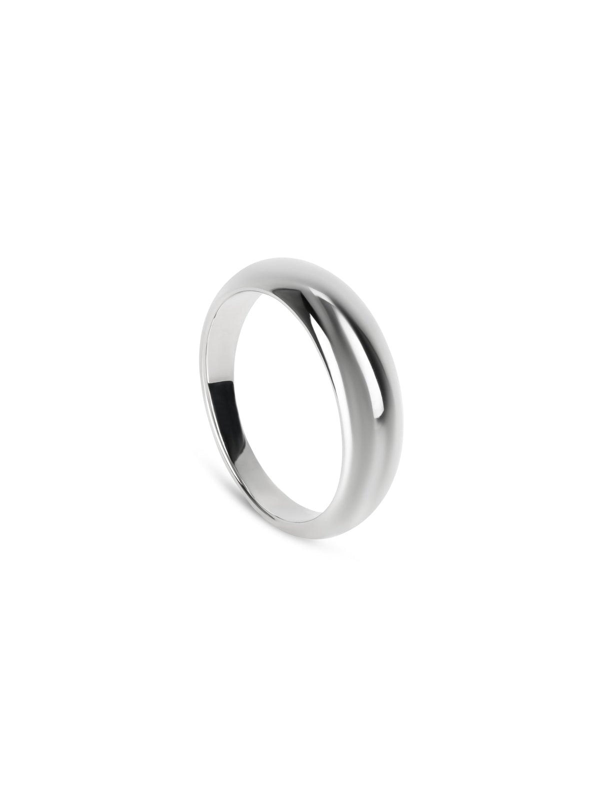 Anillo Twisted plateado talla 6 de ONE
