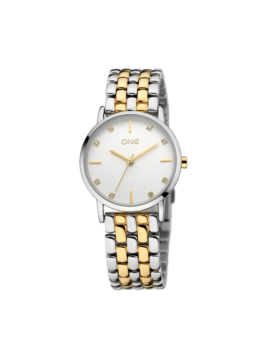 Reloj ONE Majestic Gold & Silver