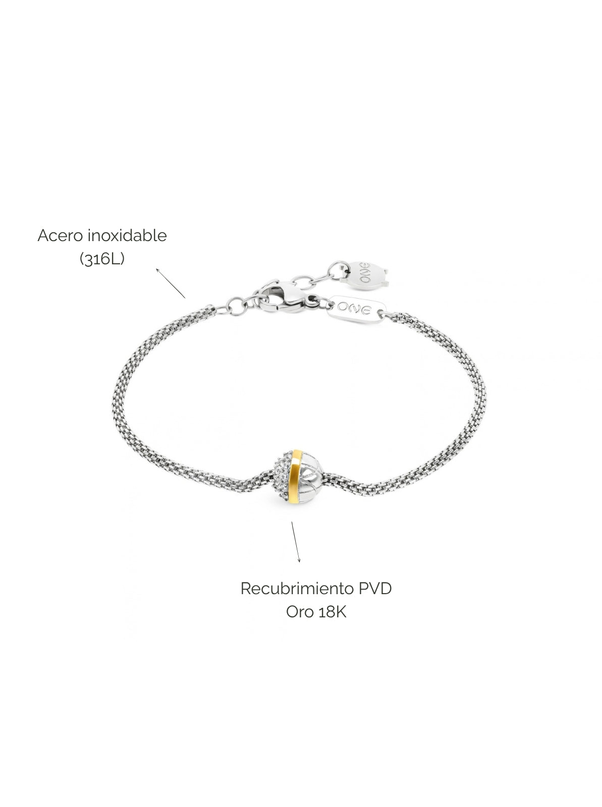 Pulsera Delightful Bicolor