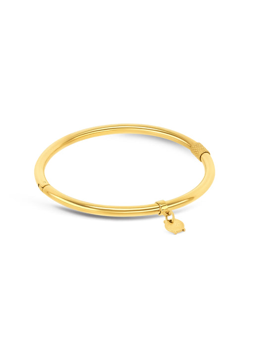 Pulsera Esclava Energy Master Oval Gold