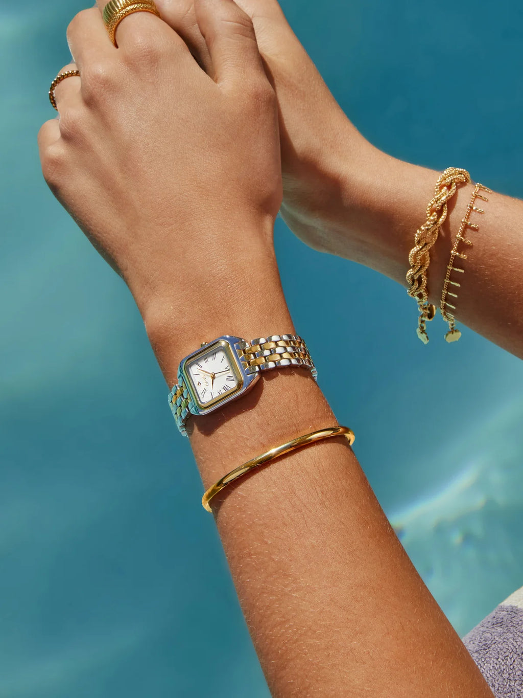 Pulsera One Tiny Drops Gold