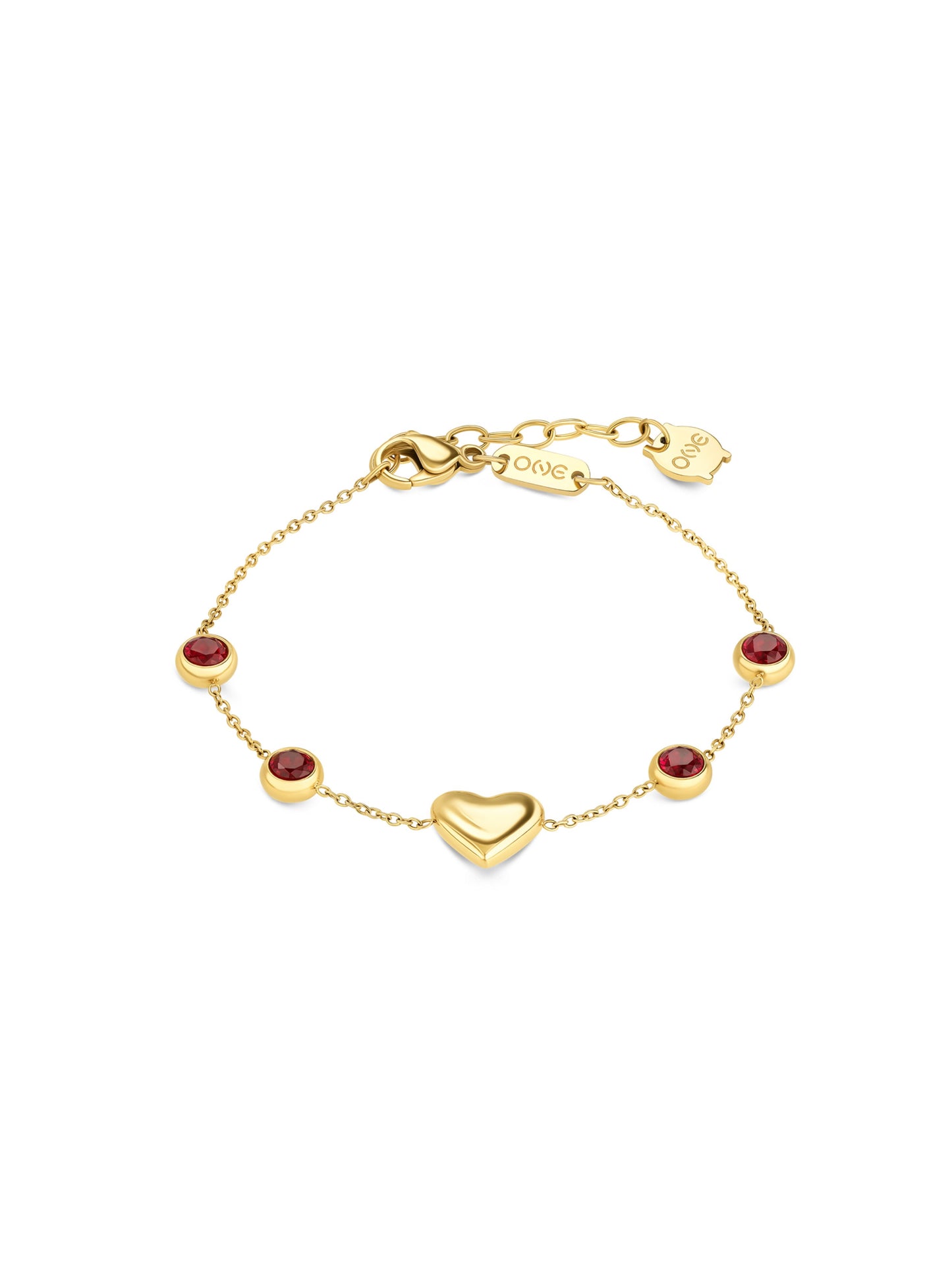 Pulsera Red Spark Gold