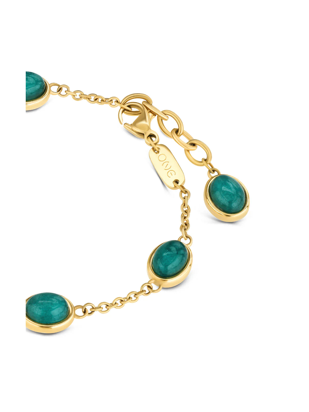 Pulsera Salina Oval Deep Green