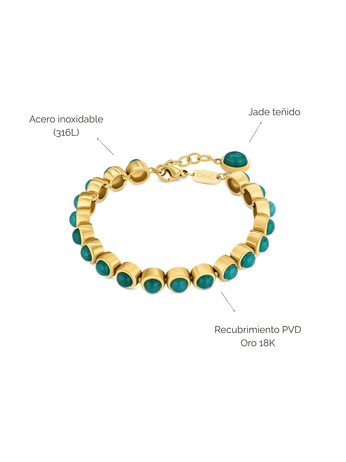 Pulsera Salina Tiny Deep Green