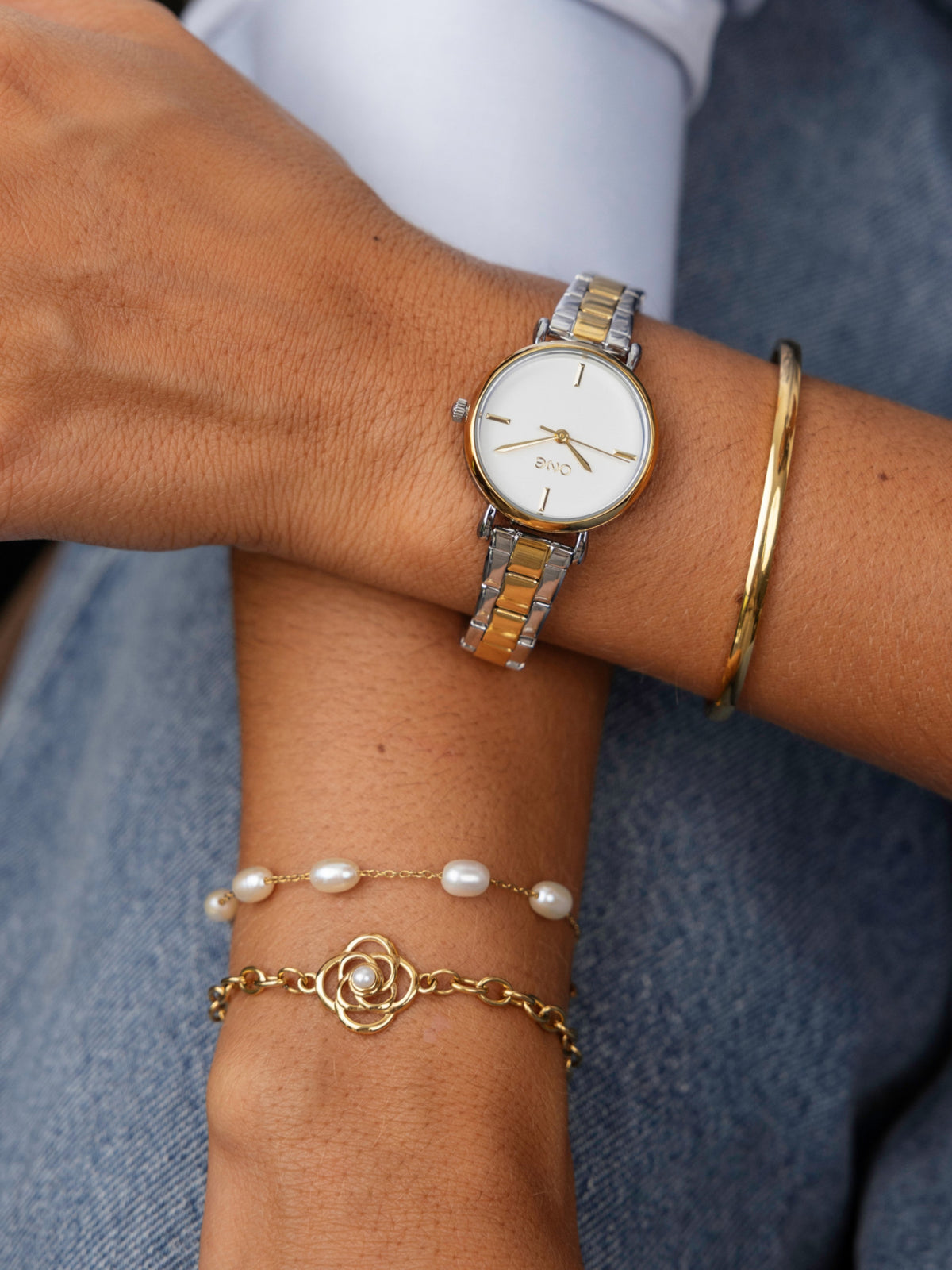 Pulsera Rose Infinite Pearl