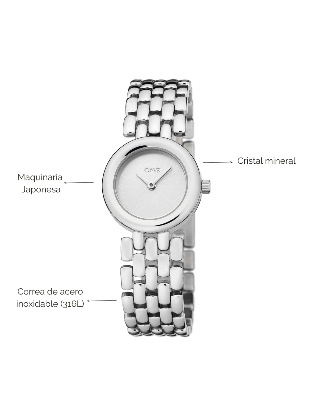 Reloj Belle Silver